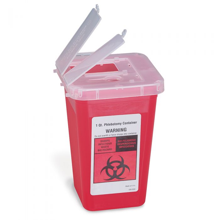 M949 First Aid Only Sharps Container, 1 Qt. - Sold per Each