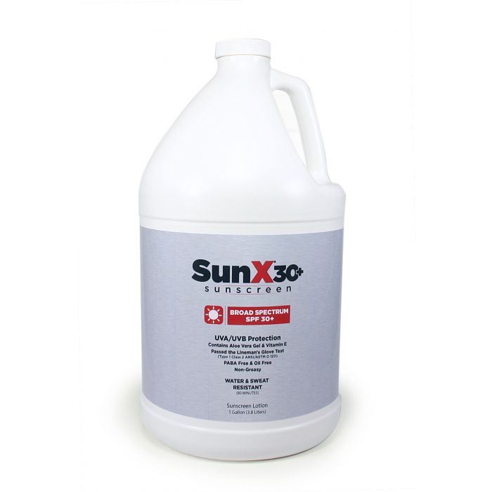18-250-001 First Aid Only SunX30 Sunscreen Lotion, 1 Gallon - Sold per Each