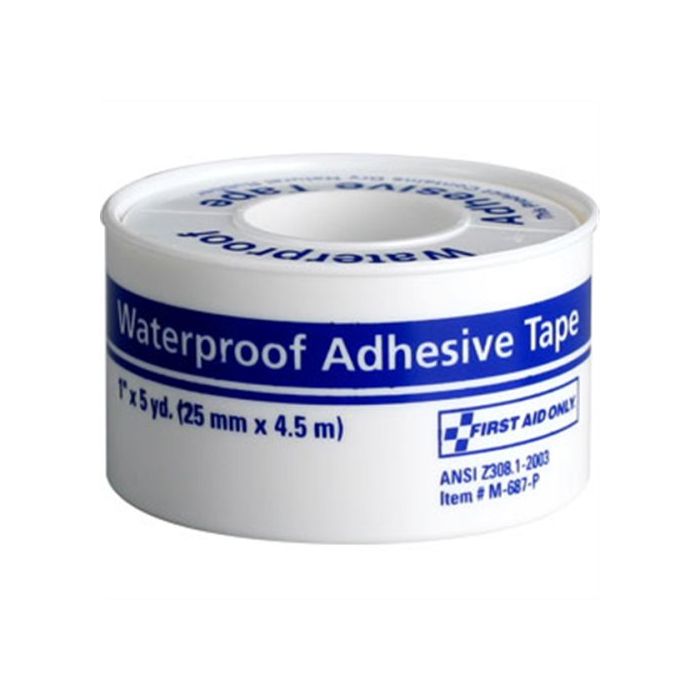 M687-P-001 First Aid Only 1"X5 Yd. Waterproof First Aid Tape - Sold per Each